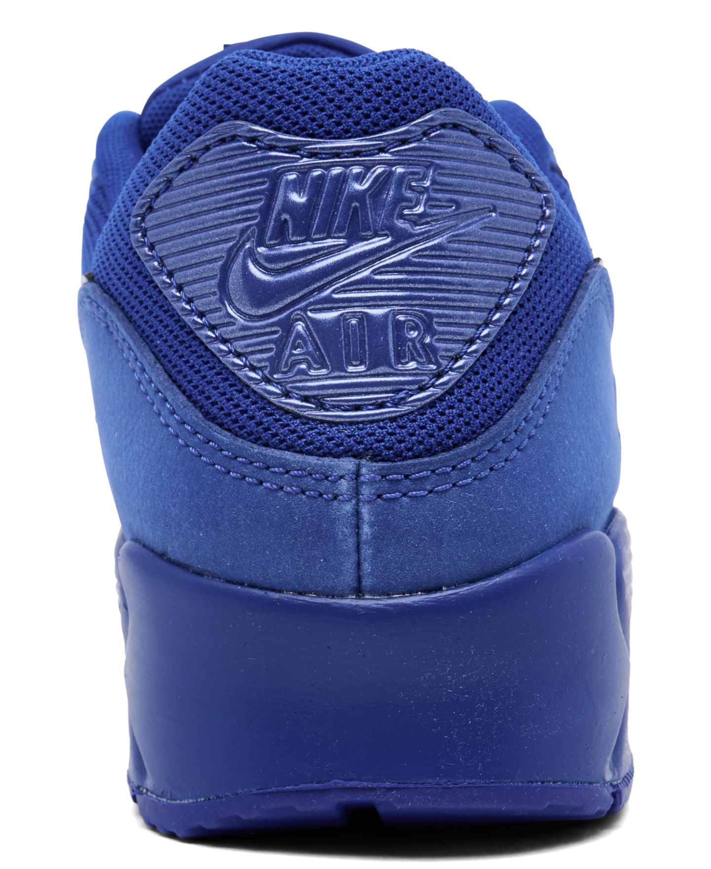 Женские кроссовки Nike Air Max 90 SE Low-Top Padded-Collar, цвет: Королевский синий — фото 4