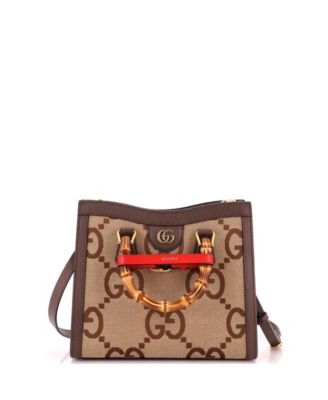 Small Diana NM Bamboo Handle Tote Jumbo GG Canvas