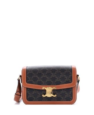 Medium Triomphe Shoulder Bag Triomphe Coated Canvas