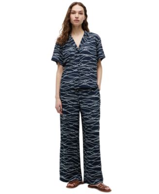 Women's Printed Pull-On Pants