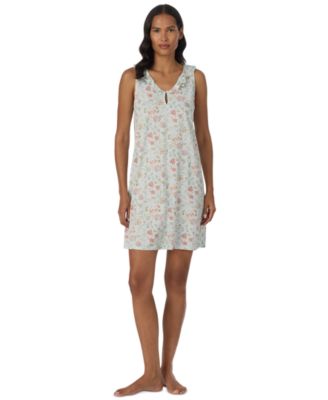 Women's Sleeveless Pull-On Short Nightgown
