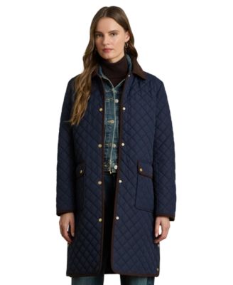 Women's Diamond-Quilted Coat, Created for Macy's