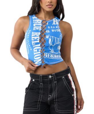 Women's Printed Buddha Split Top