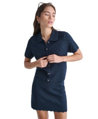 Women's Collared Button-Front Jacket