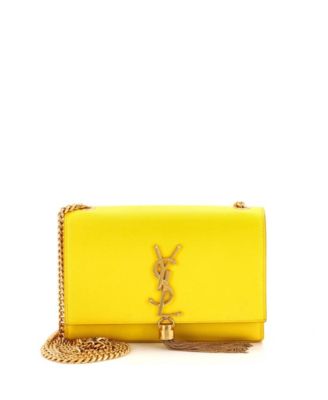 Small Classic Monogram Tassel Crossbody Bag Leather