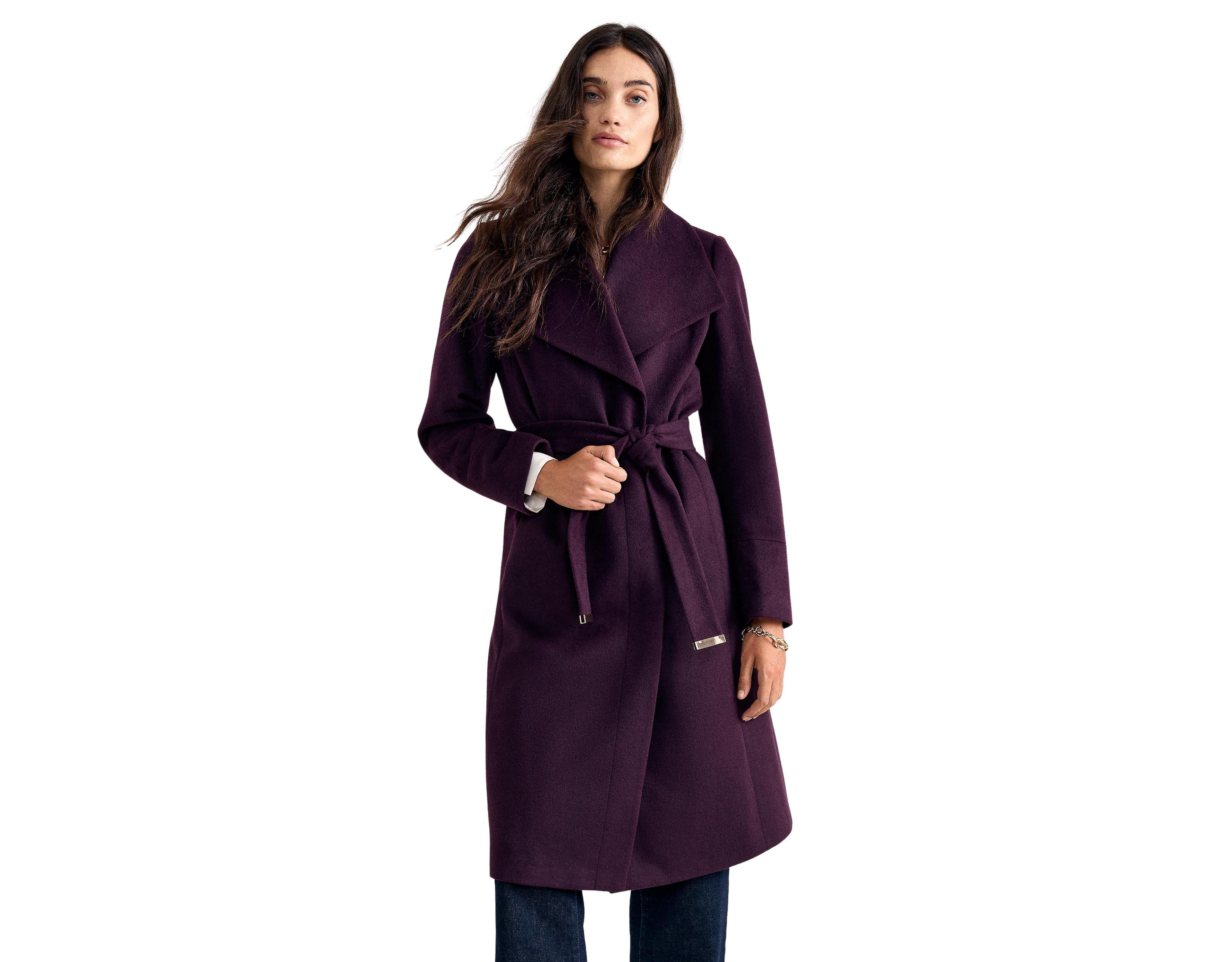 Phase Eight Women's Nicci Wool-Blend Belted Wrap Coat