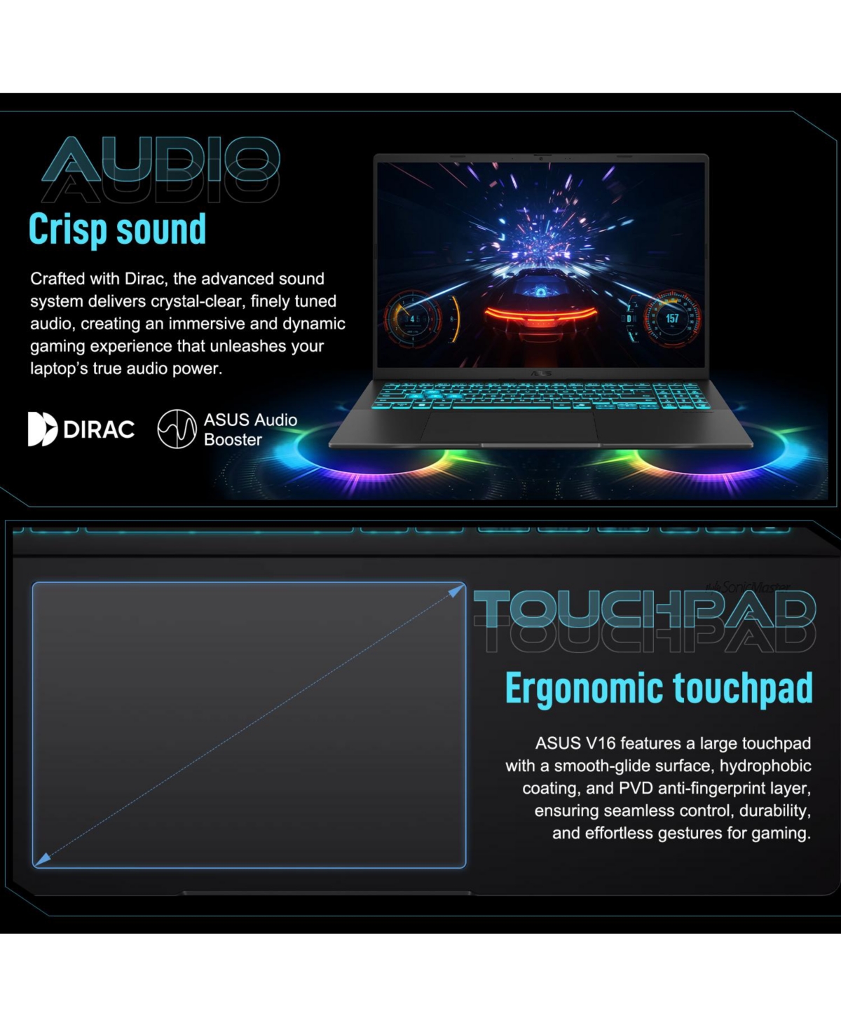 Asus V16 16" Fhd+ 144Hz Gaming Laptop with Rtx 5070