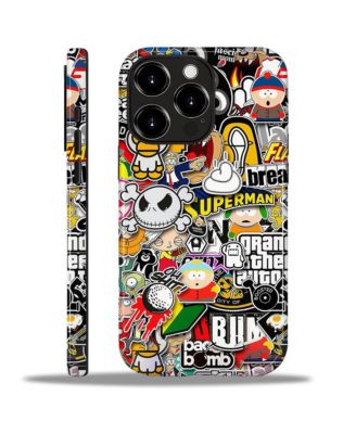 Stickers Bomb 2 2-Layer Durable Phone Case for Apple iPhone 16 Pro