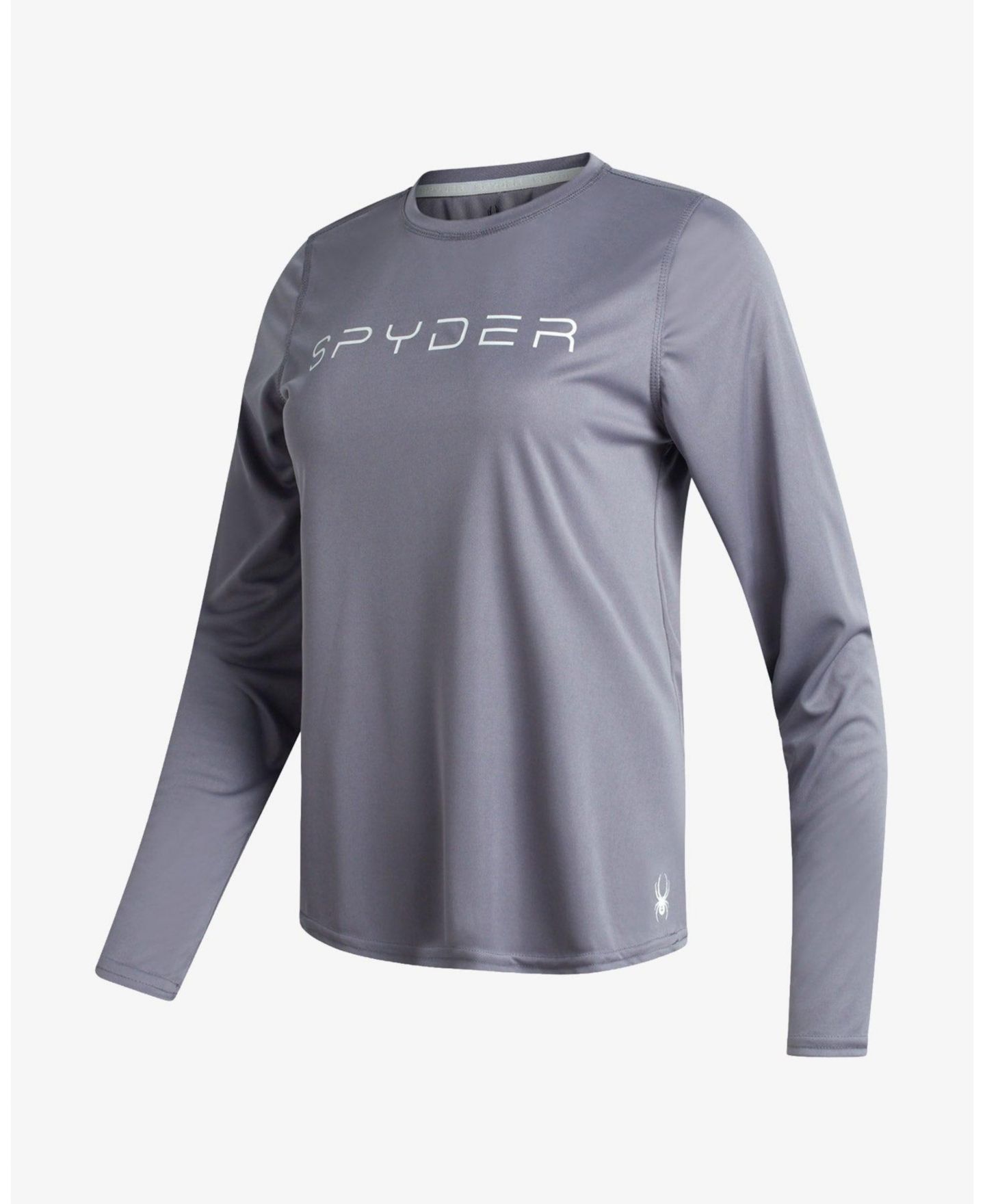 Женская футболка Spyder Long Sleeve, цвет: Тёмный серый — фото 3