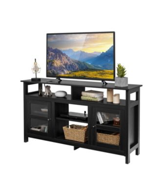 TV Stand Entertainment Console Center with 2 Cabinets