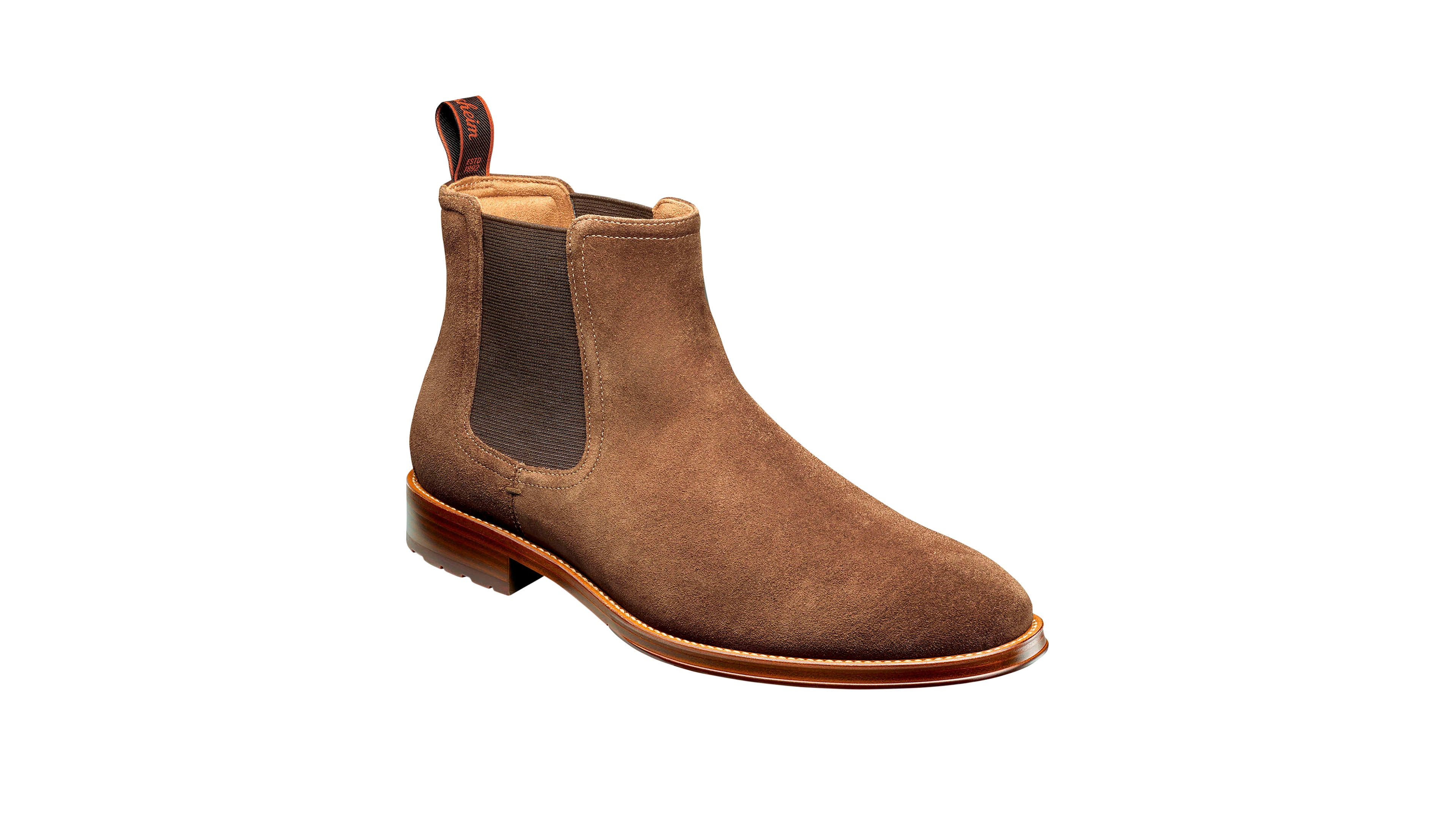 Florsheim Men's Rucci Suede Round-Toe Lugged-Sole Chelsea Boots