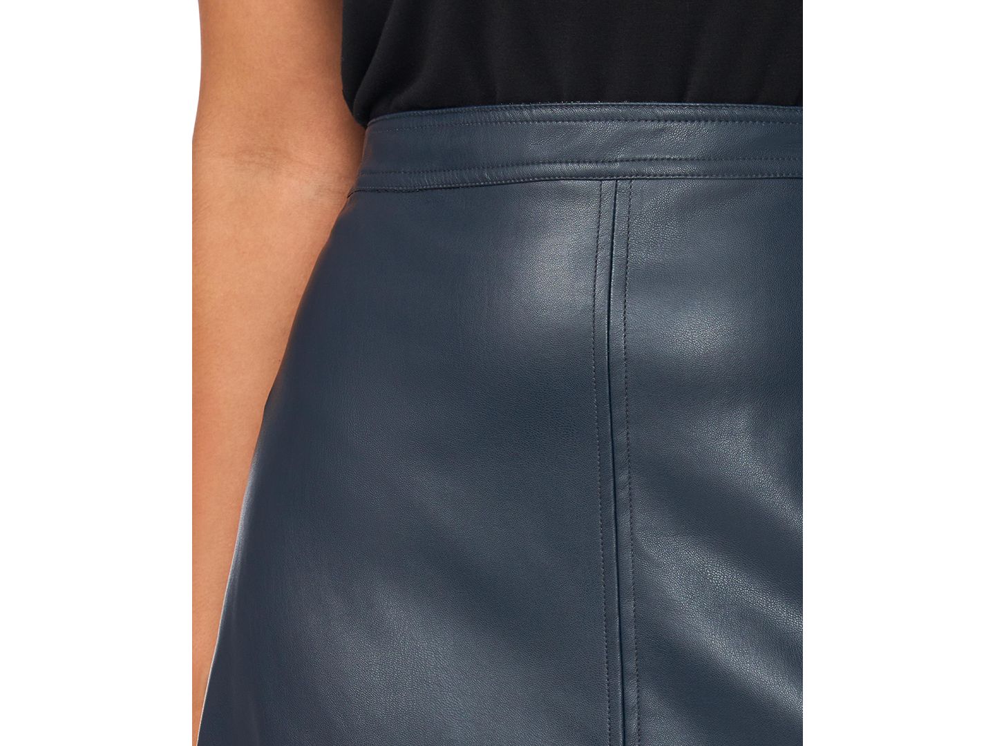 Женская юбка Vince Camuto Plus Size High-Waisted Maxi A-Line, цвет: Насыщенный тёмно-синий — фото 3