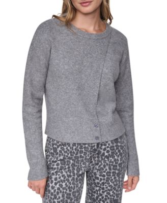 Women's Asymmetric Detailed Crewneck Sweater