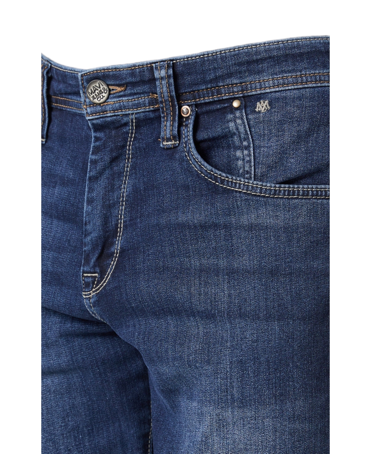 Mavi Jeans Men's Matt Relaxed-Fit Straight-Leg Jeans