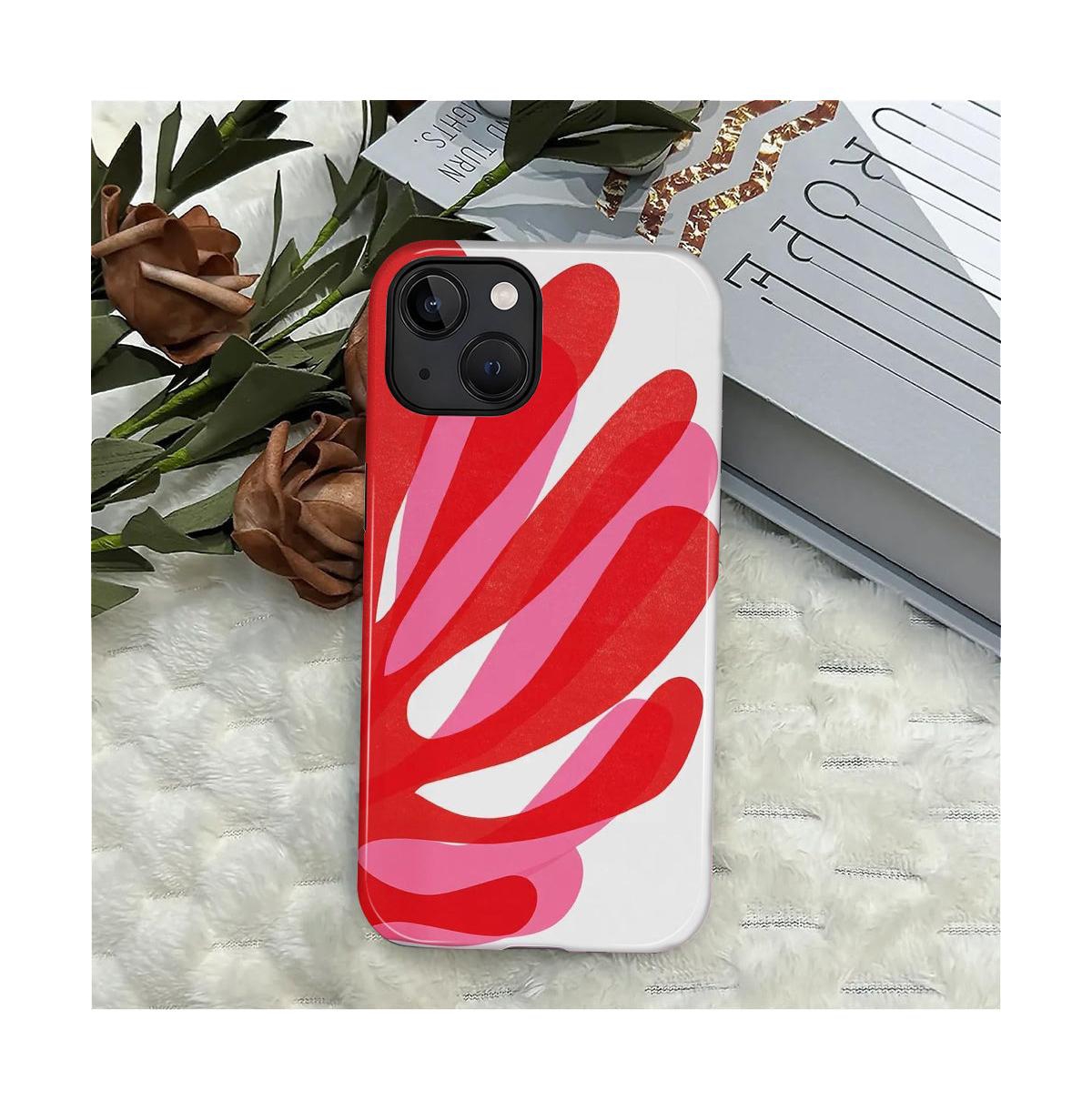 Lisen 2-Layer Durable Raised Camera Ring Phone Case for Apple iPhone 14