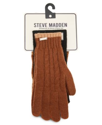 Animal Print 3-Piece Earwarmer Headbands and Glove Set