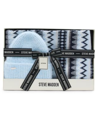 Women's Fair Isle Beanie and Scarf Set