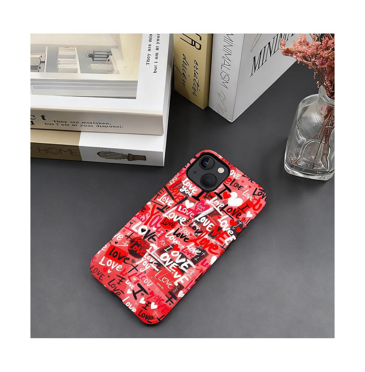 Lisen Phone Case Compatible with Apple iPhone Air, 2-Layer Durable, Love Overload