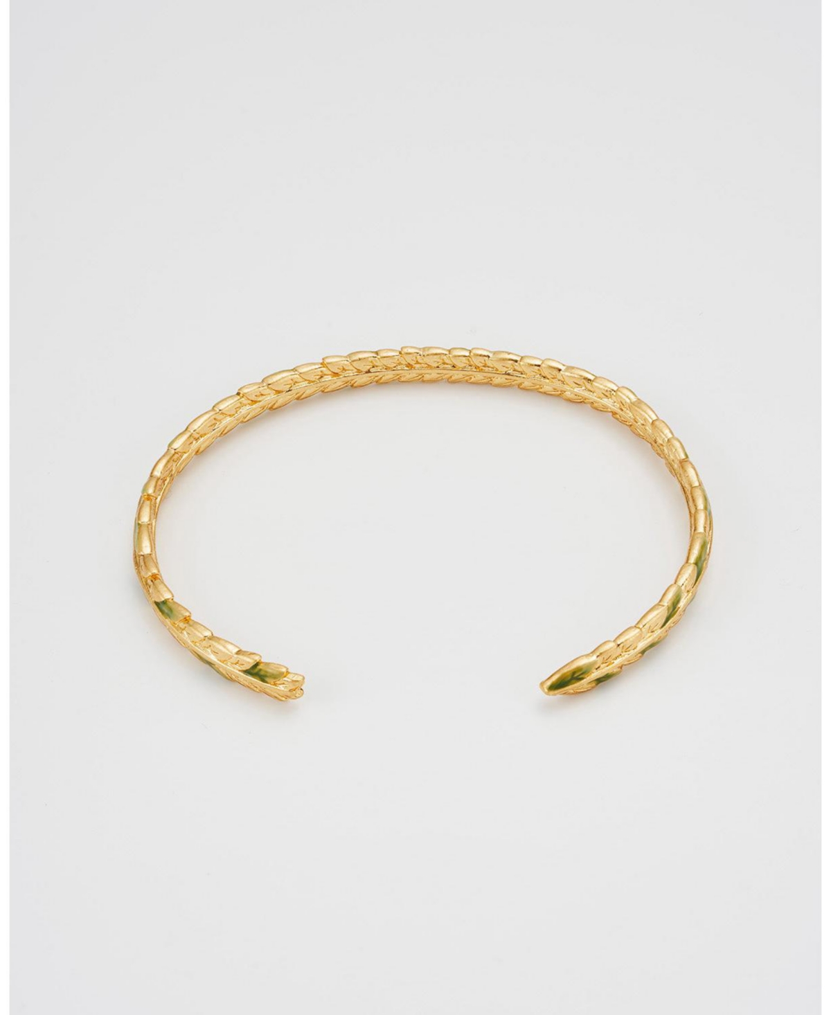 Fable England Wheat Bangle in Gold