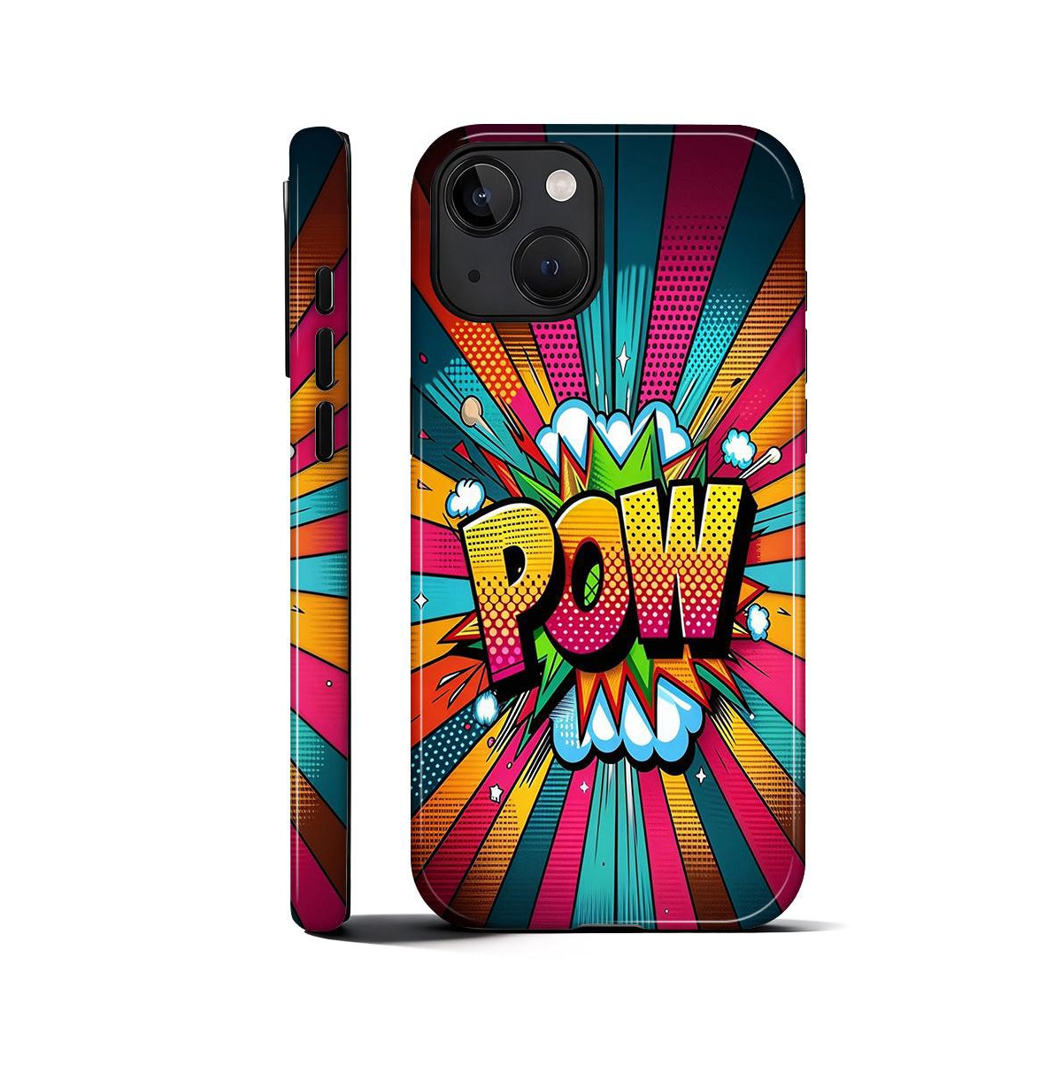 Lisen Phone Case Compatible with Apple iPhone, 2-Layer Durable, Pow Burst
