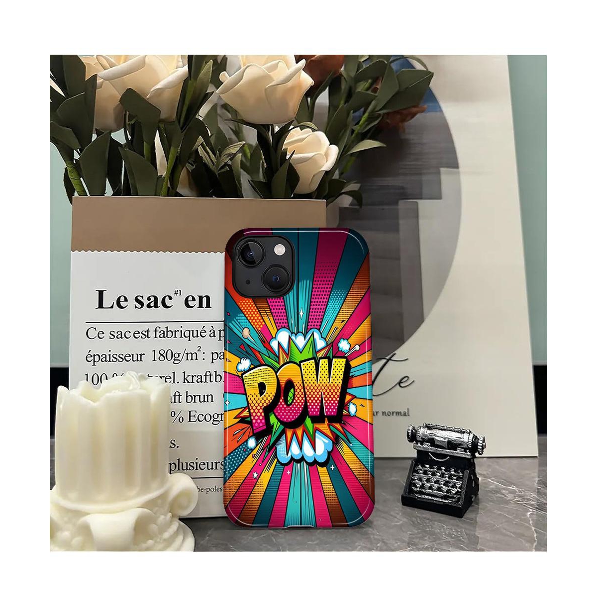 Lisen Phone Case Compatible with Apple iPhone, 2-Layer Durable, Pow Burst