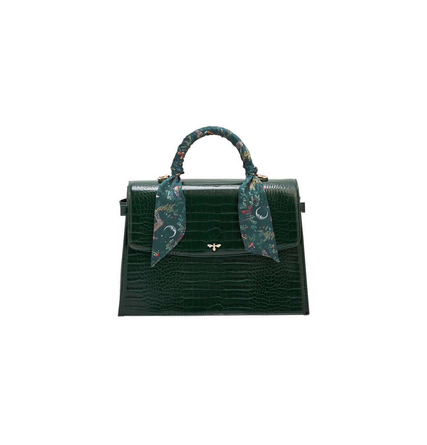 Женская сумка Fable England Eliza Top Handle, цвет: Тёмно-зелёный — фото 1