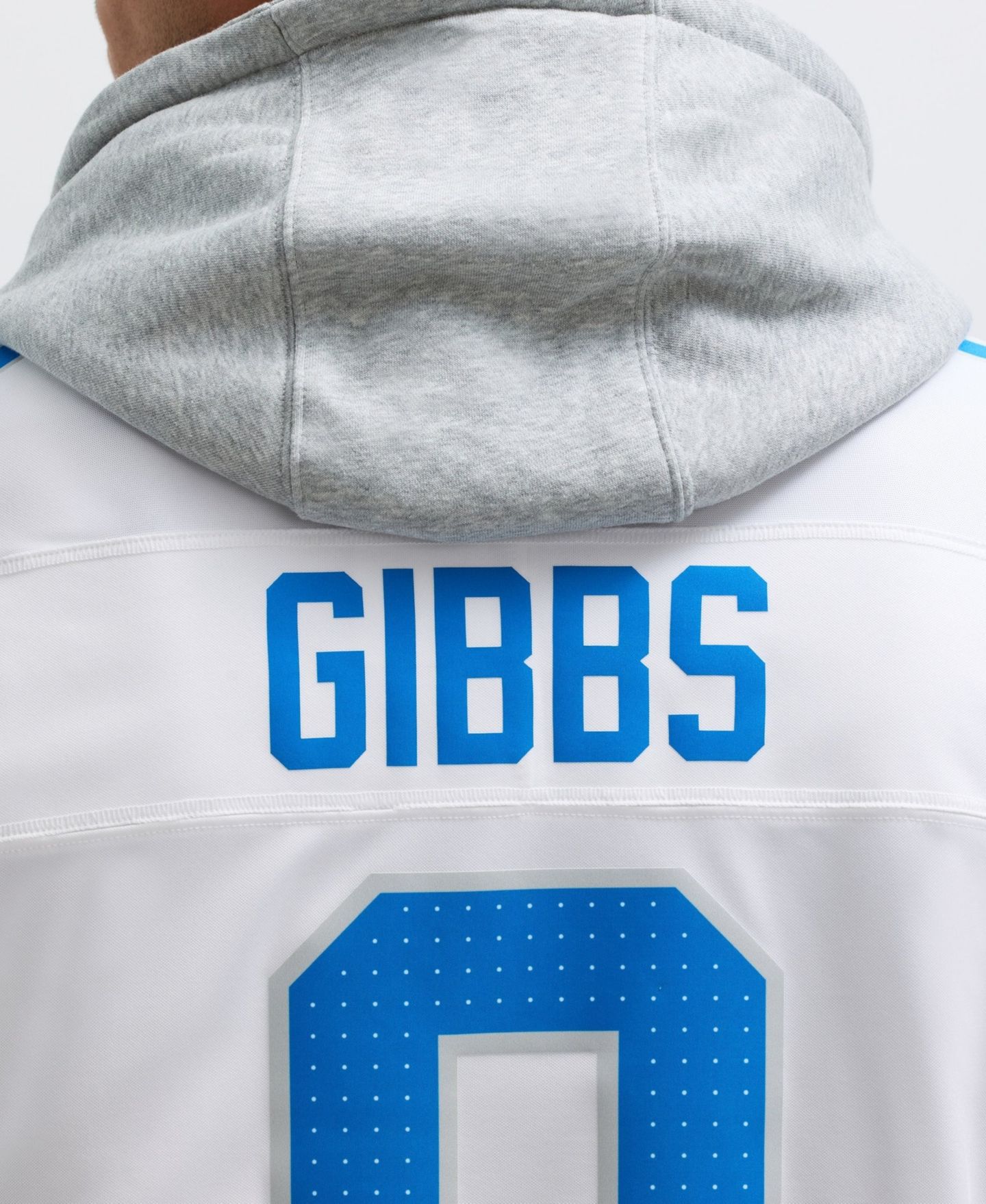 Мужское джерси Nike Jahmyr Gibbs Detroit Lions Vapor F.U.S.E. Limited, White — фото 6