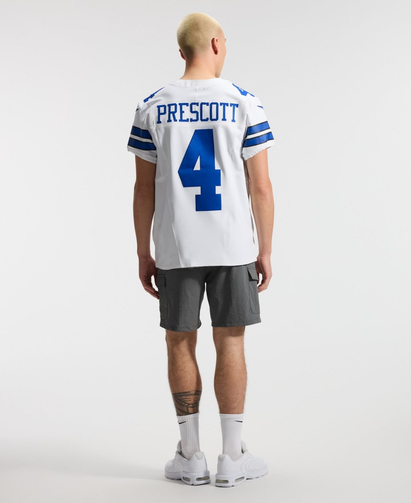 Мужской топ Nike Dak Prescott White Dallas Cowboys Vapor F.U.S.E. Elite Jersey — фото 4
