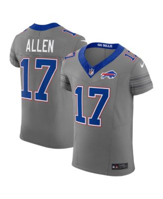 Men's Josh Allen Gray Buffalo Bills Nickel City Vapor F.U.S.E. Elite Jersey