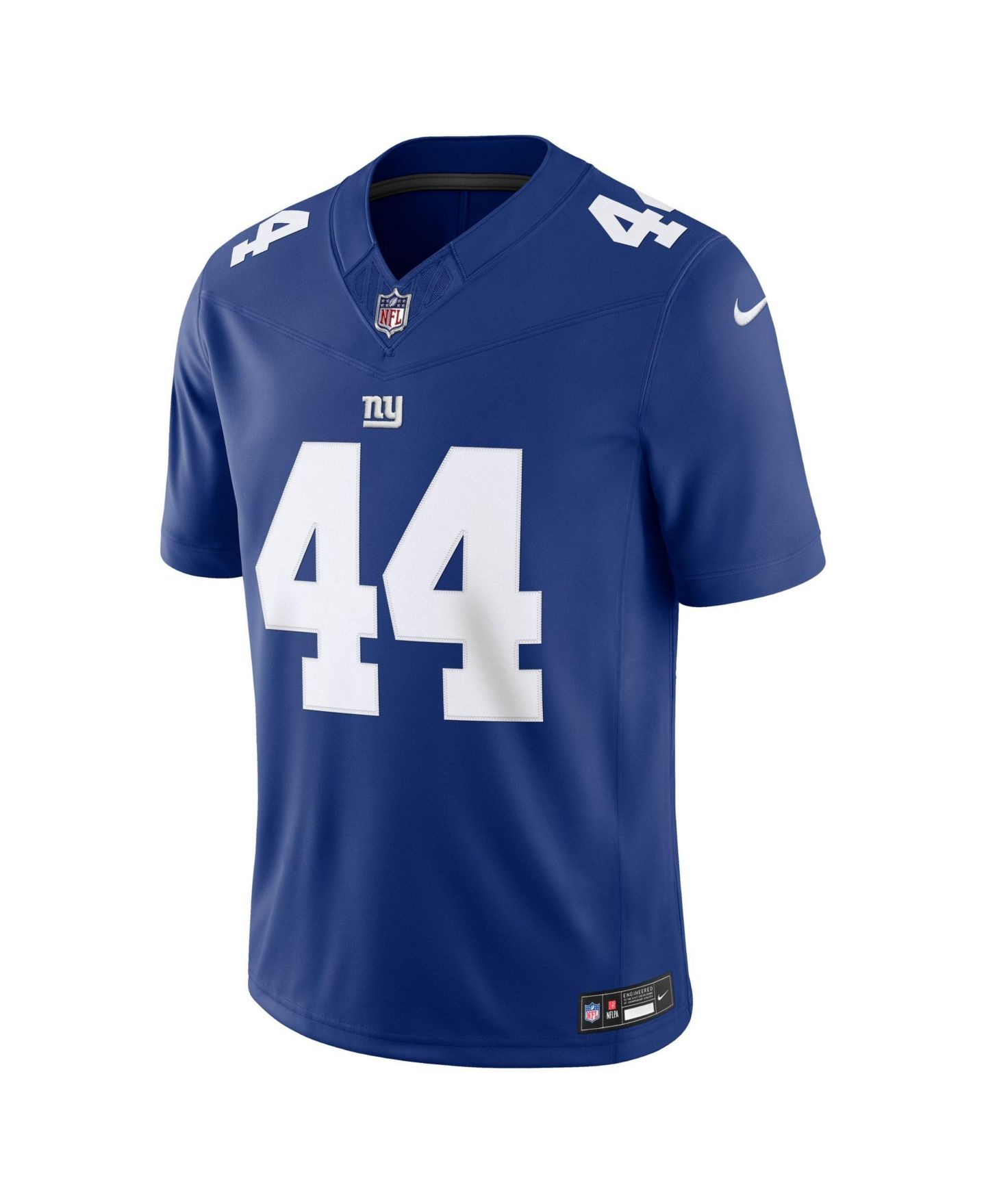 Мужское прошитое джерси Nike Cam Skattebo New York Giants Vapor F.U.S.E. Limited, Royal — фото 2