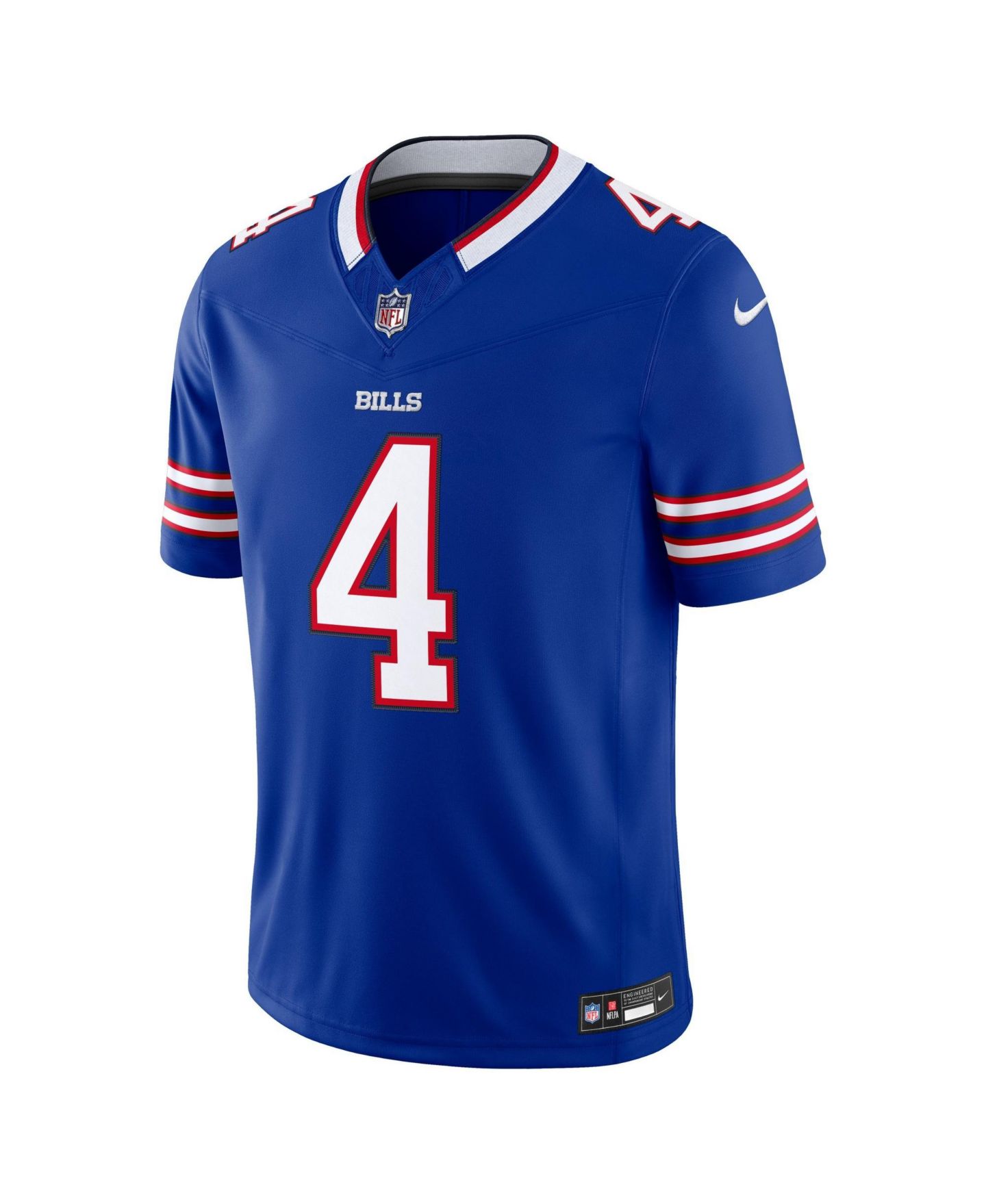 Мужской топ Nike James Cook III Royal Buffalo Bills Vapor F.U.S.E. Stitched Limited Jersey — фото 2