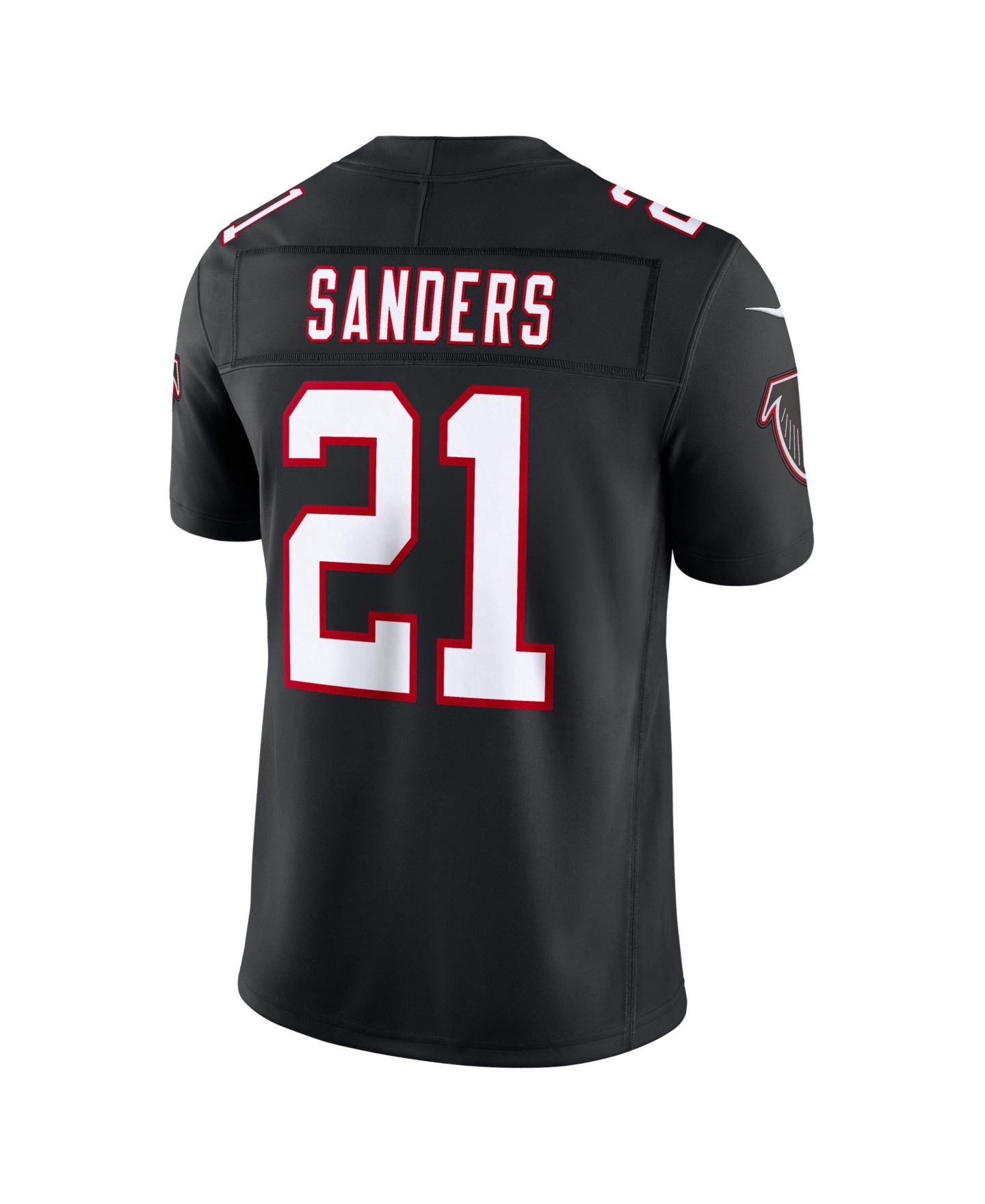 Мужской топ Nike Atlanta Falcons Deion Sanders Throwback Vapor F.U.S.E. Stitched Jersey — фото 3