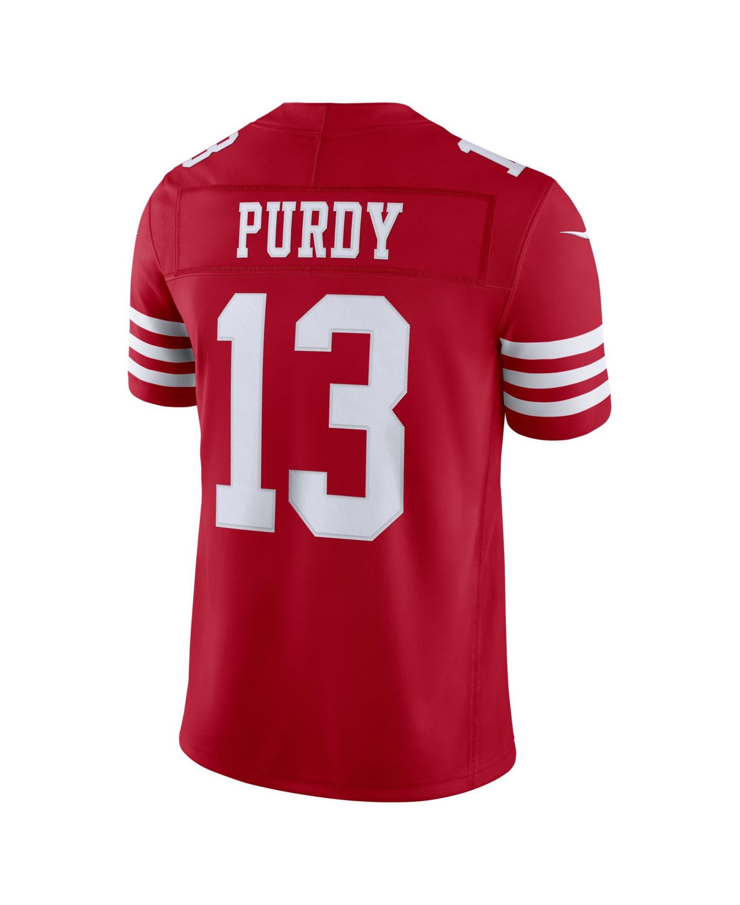 Мужской топ Nike Brock Purdy Scarlet San Francisco 49ers Vapor F.U.S.E. Stitched Limited Jersey — фото 9