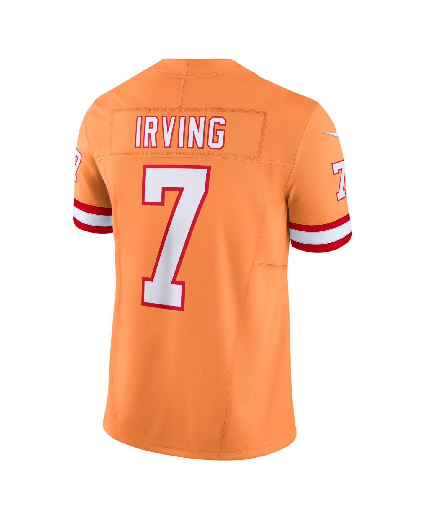 Мужской топ Nike Bucky Irving Orange Tampa Bay Buccaneers Alternate 2 Throwback Vapor F.U.S.E. Limited Jersey — фото 5