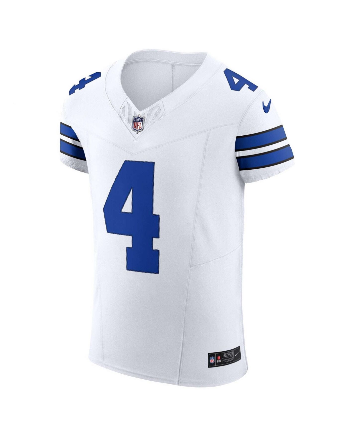 Мужской топ Nike Dak Prescott White Dallas Cowboys Vapor F.U.S.E. Elite Jersey — фото 9