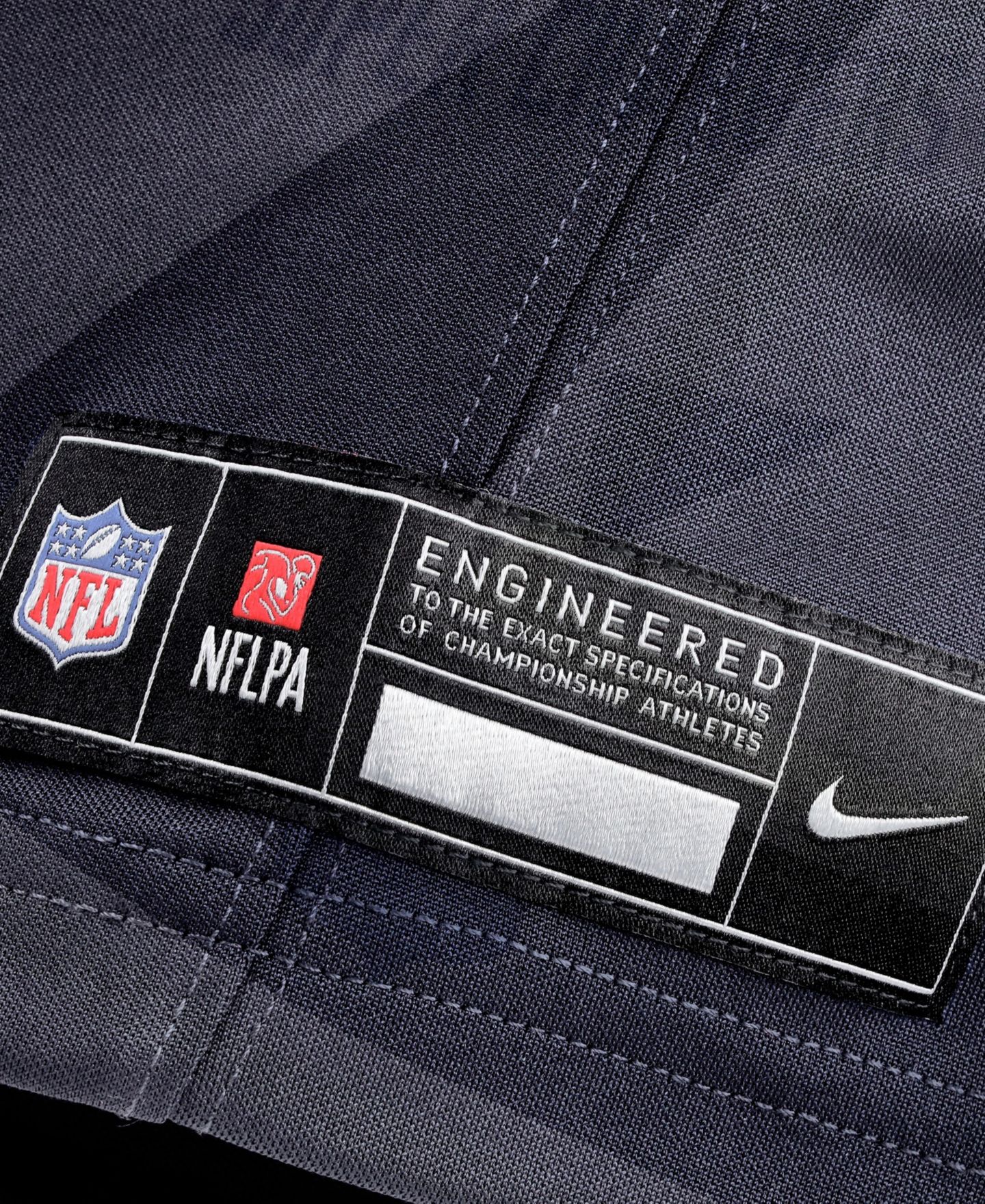 Мужской топ Nike Ladd McConkey Navy Los Angeles Chargers Alternate Super Chargers Vapor F.U.S.E. Stitched Limited Jersey — фото 6