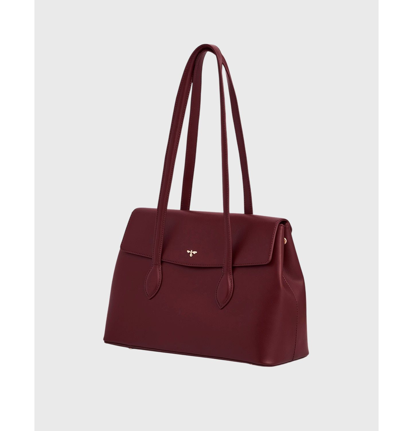 Женская сумка Fable England Romilly Shoulder, цвет: Бордовый — фото 5