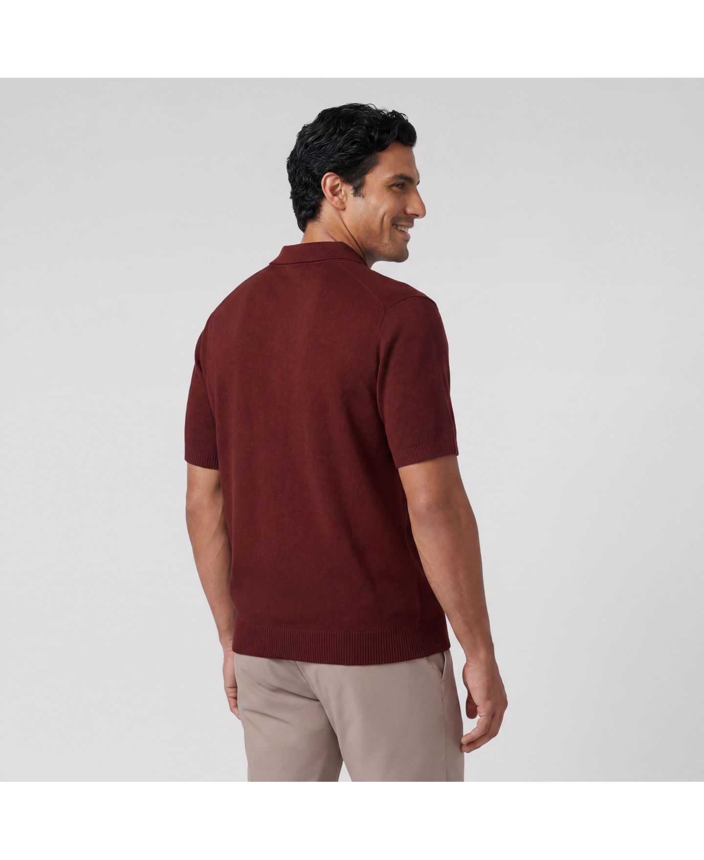 Мужские топы Jack Archer Legacy Resort Sweater Polo, цвет: Бордовый — фото 5