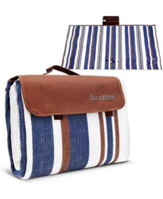 Extra Large Picnic & Outdoor Blanket Dual Layers for Outdoor Water-Resistant Handy Mat Tote Spring Summer Camping Blanket Great for The Beach