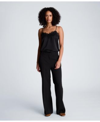 macy's black dress pants Women's leg suit pants from
