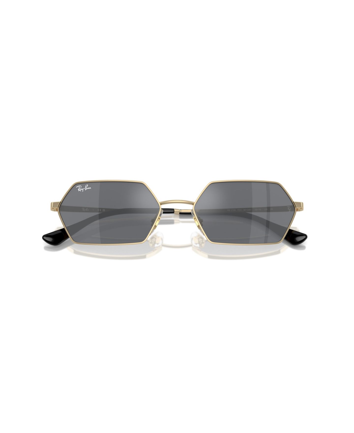 Солнцезащитные очки Ray-Ban Unisex Sunglasses, Yeva RB3728, цвет: Светлый золотой — фото 6