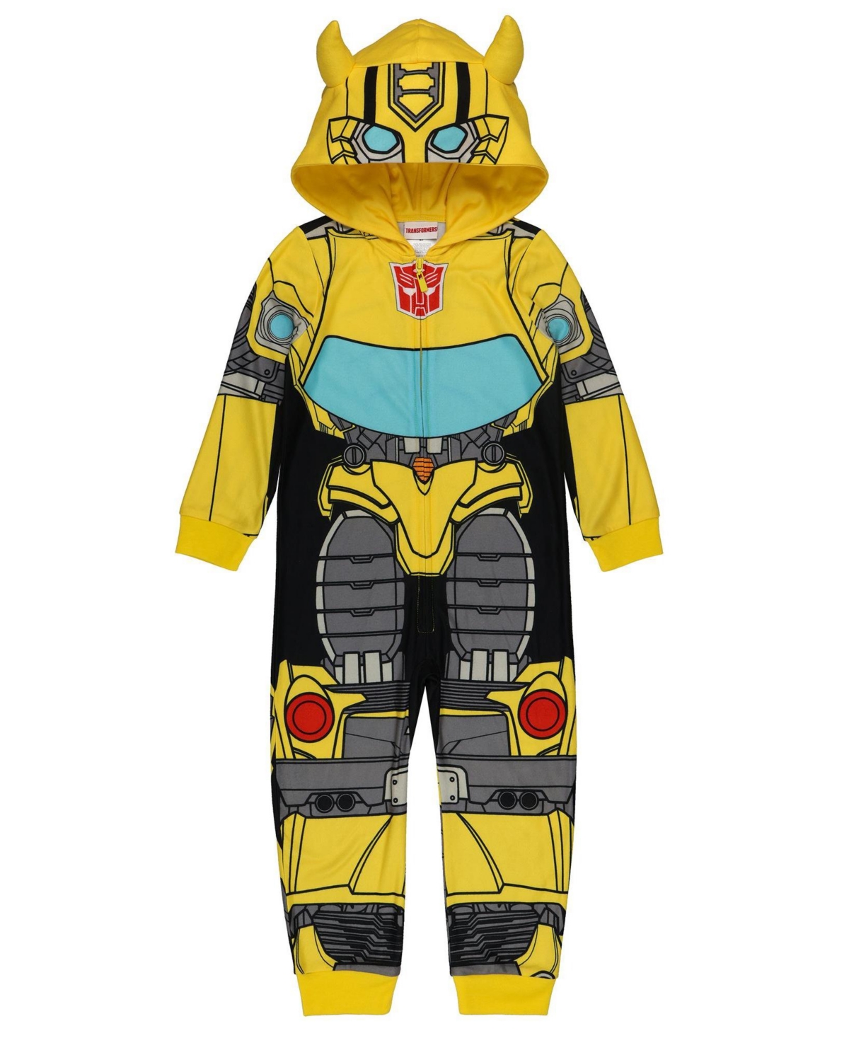 Transformers Toddler Boys' 2T-5T Bumblebee Hooded Footless Union Suit
