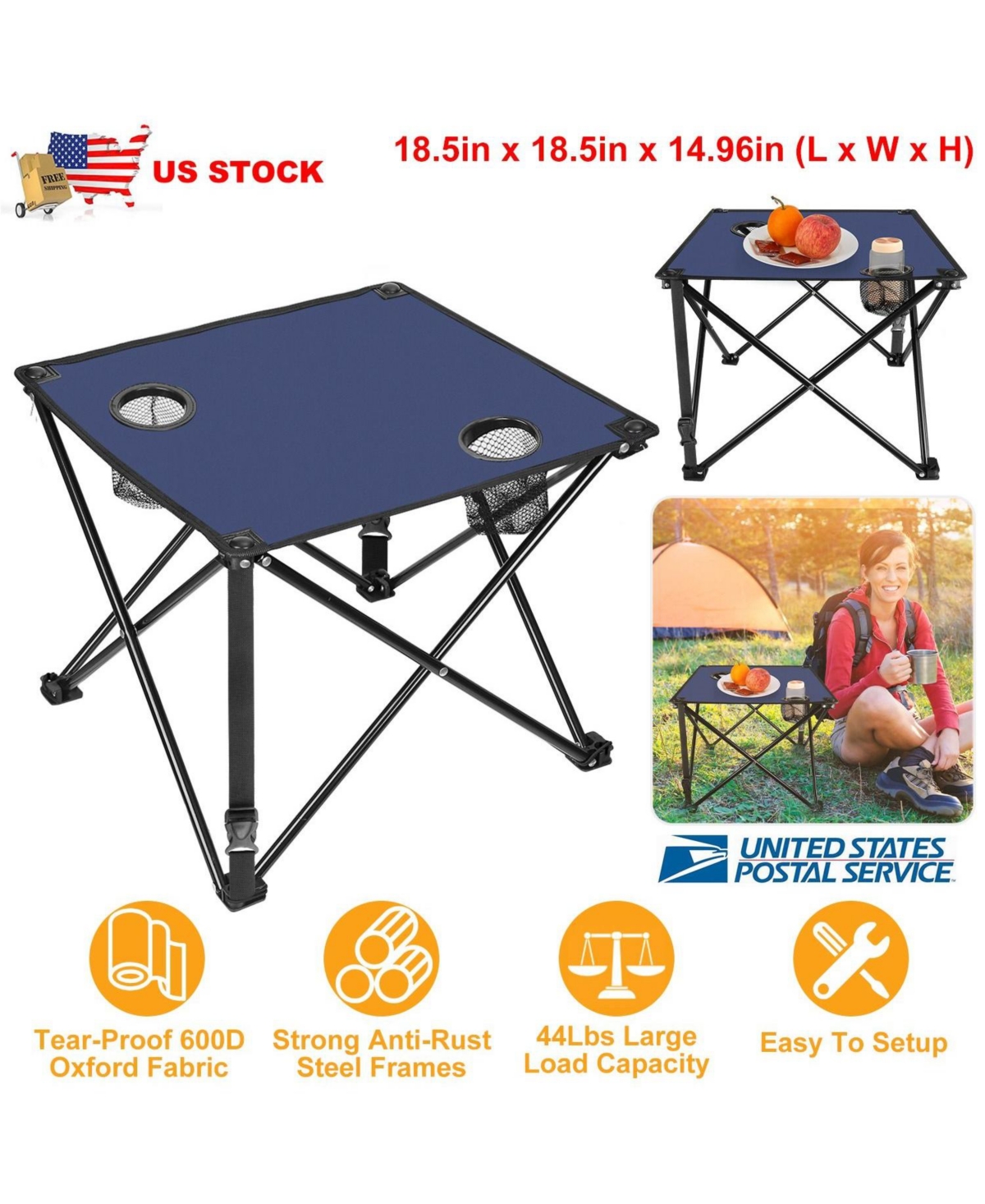 Mountaintop 1Piece Foldable Camping Table