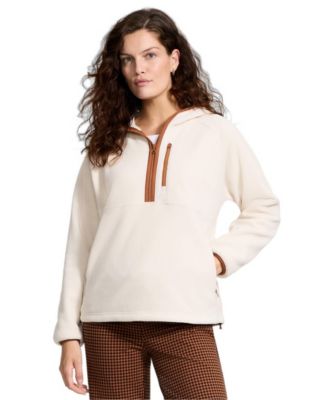 Women's Anyweather RainDefense Hooded Half Zip Fleece Pullover