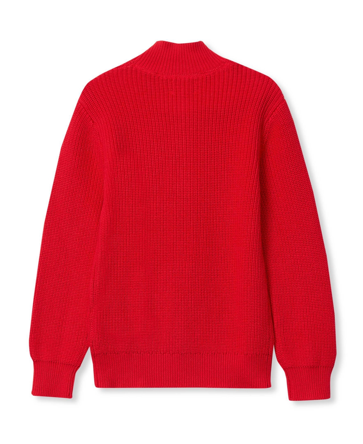 Lands' End Boys Quarter Zip Chunky Sweater