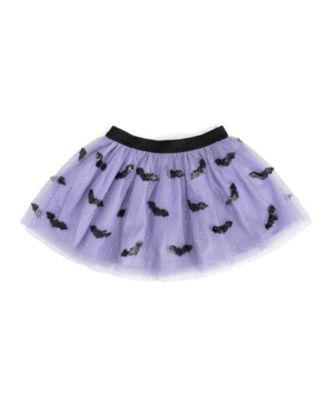 Big Girls (6-10) Sequin Bat Halloween Tutu Skirt