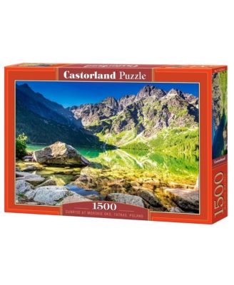 Sunrise at Morskie Oko, Tatras, Poland 1500 Piece Jigsaw Puzzle, Ages 14+