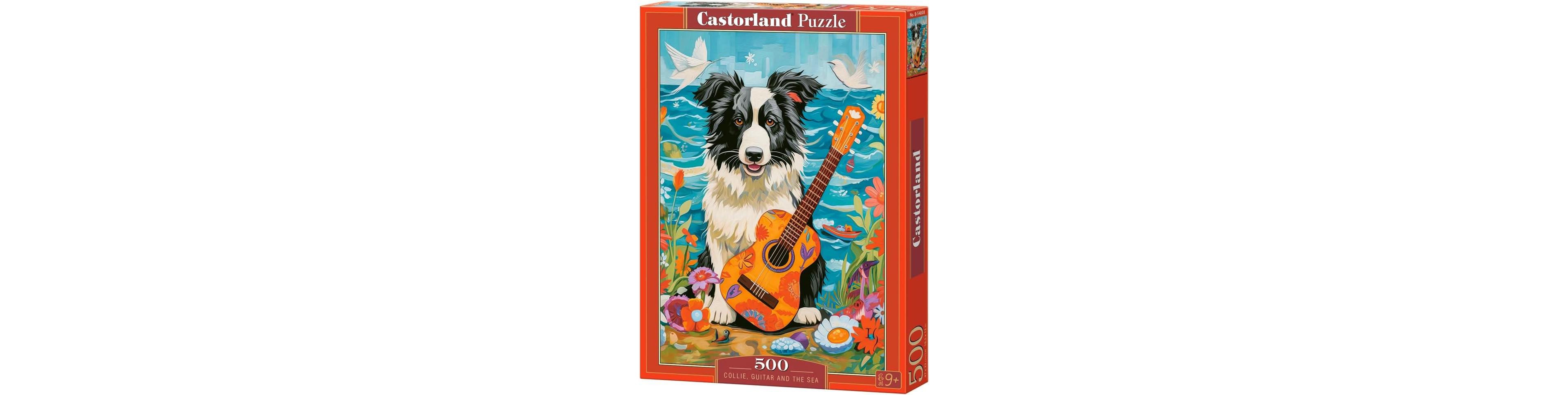 Castorland Collie, Guitar and the Sea 500 Jigsaw Puzzle, Ages 14+