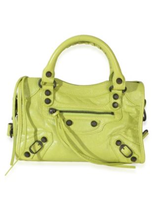 Pistache Agneau Arena Classic Hardware Mini Le City Bag
