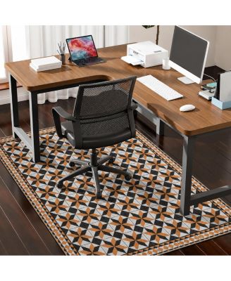 Office Chair Mat Hardwood Floor Protector Easy Glide Nonslip Washable
